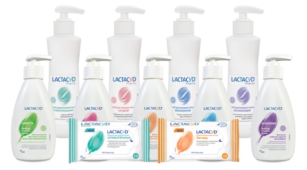 Lactacid للنظافة الحميمة: تركيبة هلام ، تعليمات للاستخدام للبشرة الحساسة